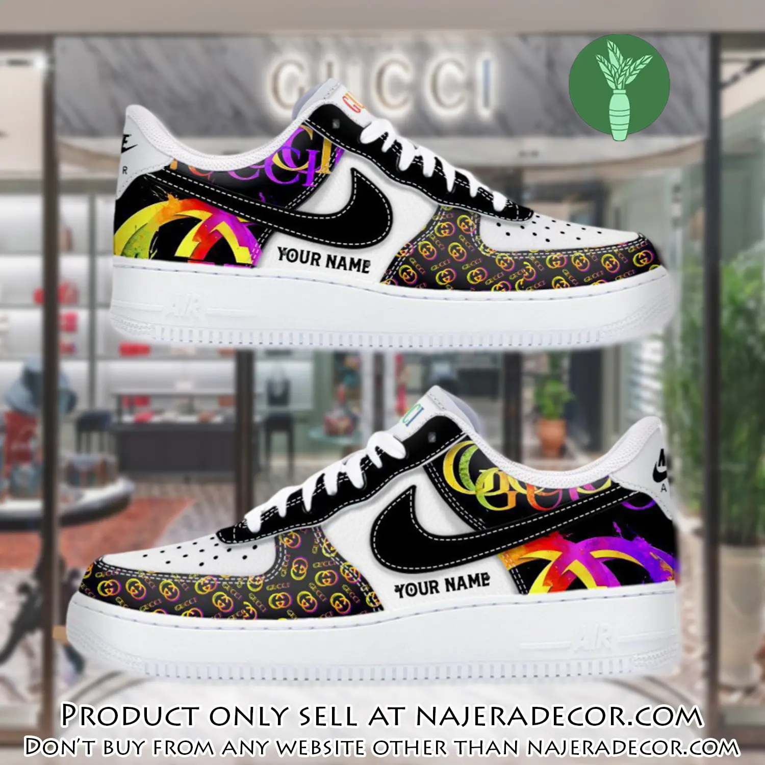 Personalized gucci luxury air force 1 sneakers limited af1 shoes oaf1010 njr1535985